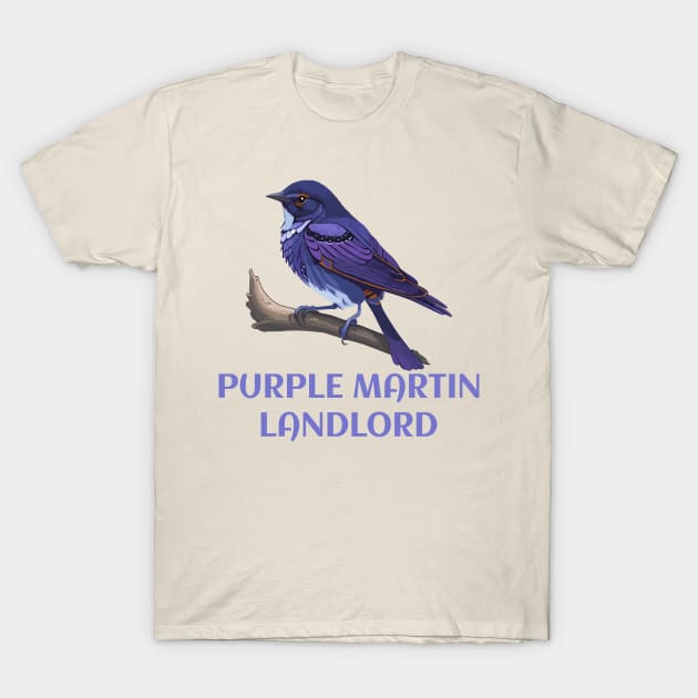 Purple Martin Landlord Purple Martin Birds Lover Adult kids T-Shirt by Shop design